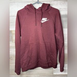 Nike Men's Burgundy Hoodie